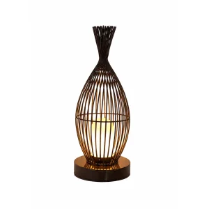 Outdoor Bamboo Lantern Garden Light | Warm White Decorative LED 3000K
