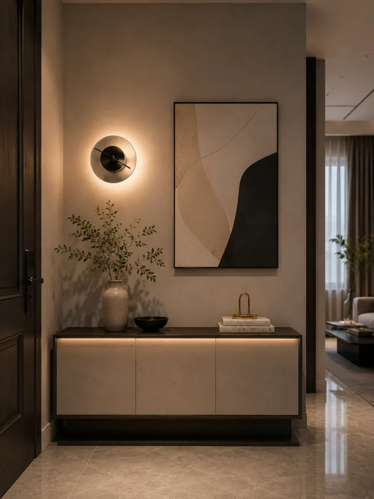 Modern Glass Wall Lamp | Delumina LED Wall Sconce Bedroom & Hotel Lighting