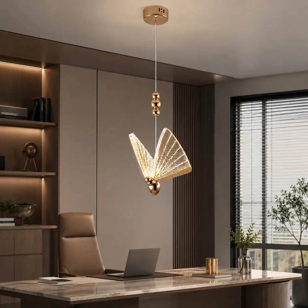 Butterfly Acrylic Pendant Light | Modern Decorative LED Ceiling Light