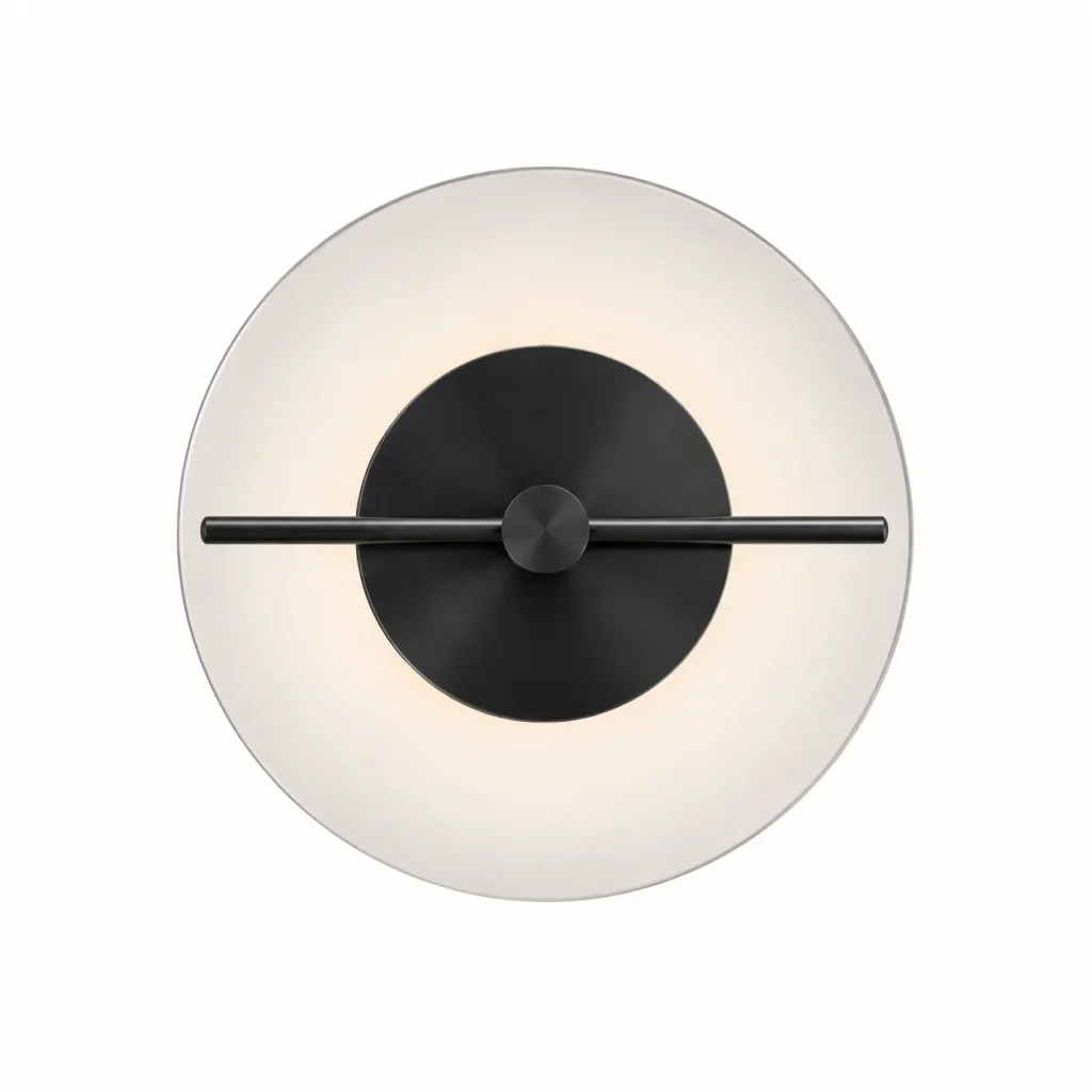 Modern Glass Wall Lamp | Delumina LED Wall Sconce Bedroom & Hotel Lighting