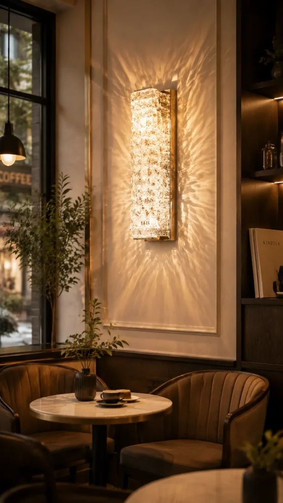 Modern Crystal Wall Light | Luxury K9 LED Wall Sconce Bedroom & Hotel Lighting