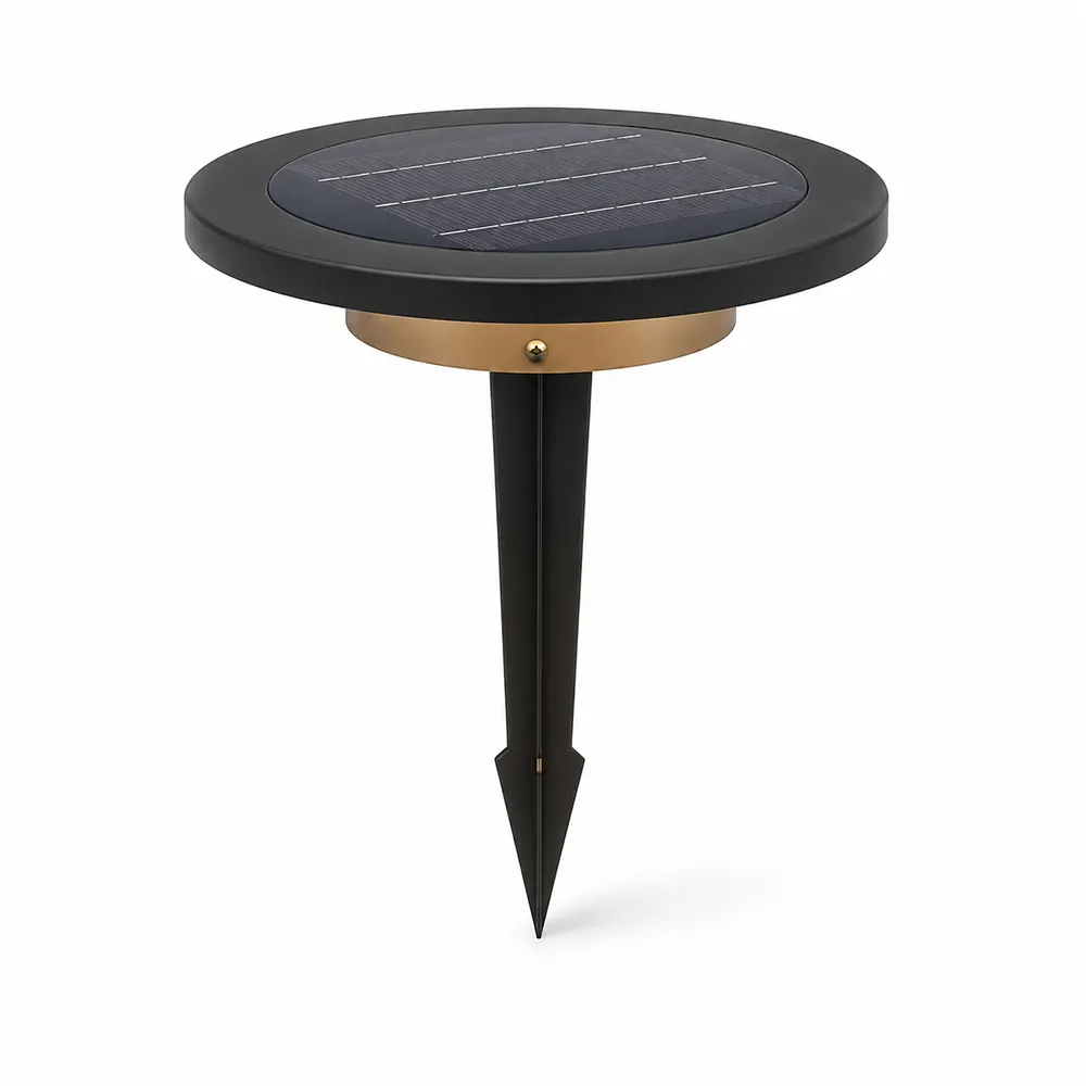 Modern Solar Ground Light | Outdoor LED Lawn & Pathway Light 3000K