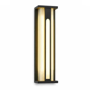 Modern Solar Outdoor Wall Light | Waterproof LED Wall Sconce 3000K