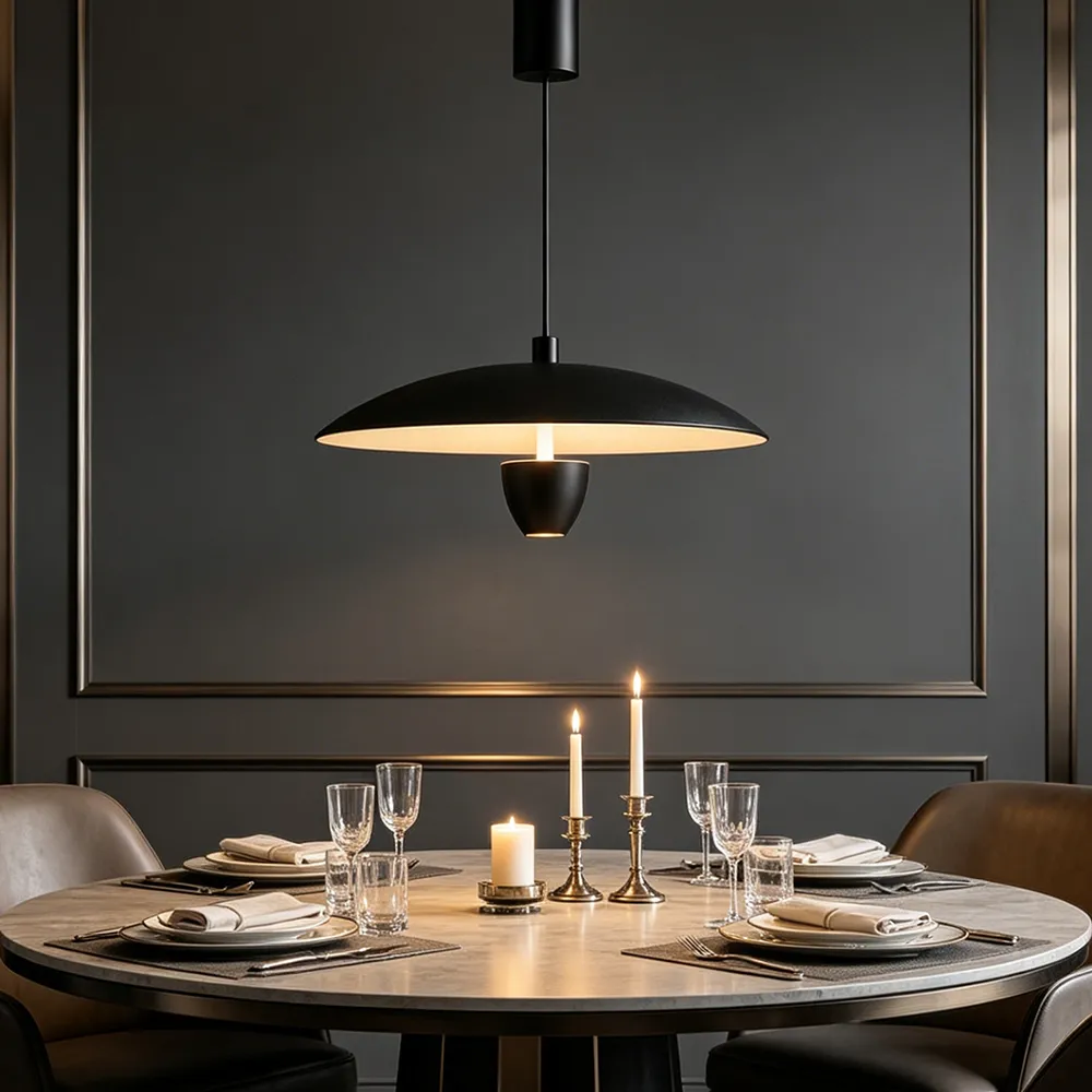 Modern Minimalist UFO Pendant Light | Adjustable LED Dining Chandelier
