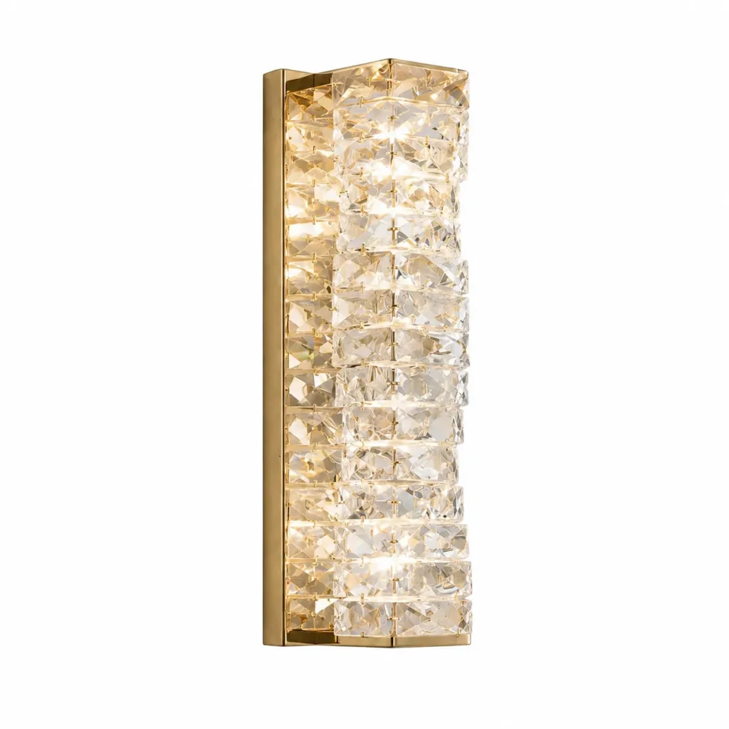 Modern Crystal Wall Light | Luxury K9 LED Wall Sconce Bedroom & Hotel Lighting
