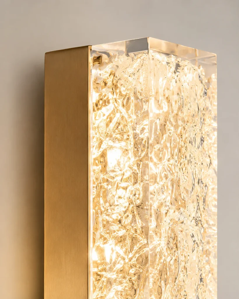 Modern Resin Wall Light | Full Spectrum LED Wall Sconce Bedroom & Hallway Lighting