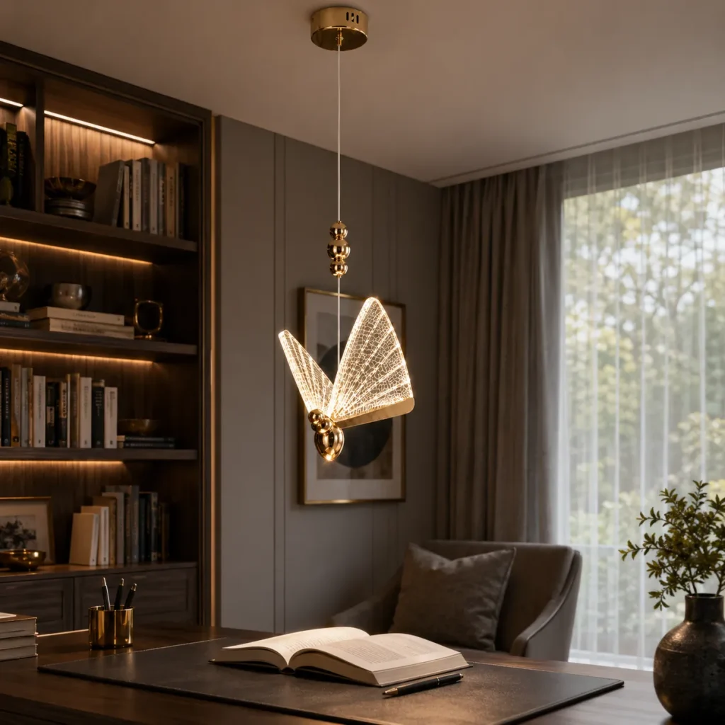 Butterfly Acrylic Pendant Light | Modern Decorative LED Ceiling Light