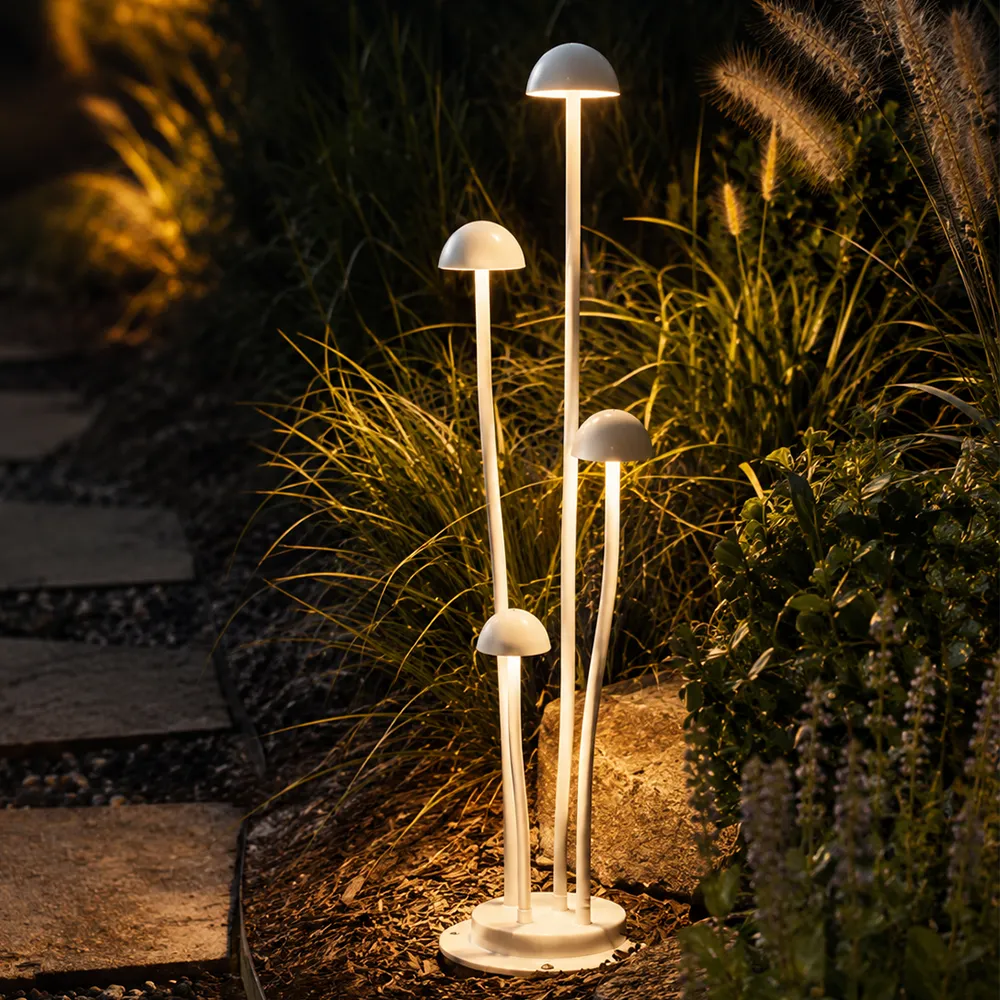 Modern Mushroom Outdoor Garden Light | Landscape Pathway LED Lamp