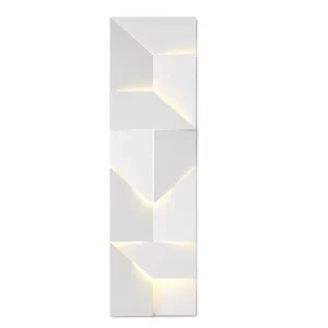 LUMINA GEO Wall Light – Ultra Slim Geometric Stainless Steel LED Sconce Series